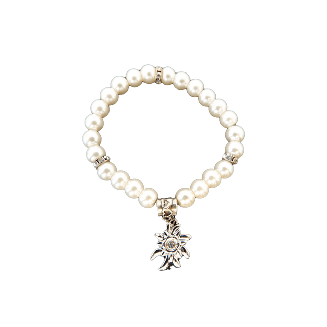Bracelet pierres précieuses blanches