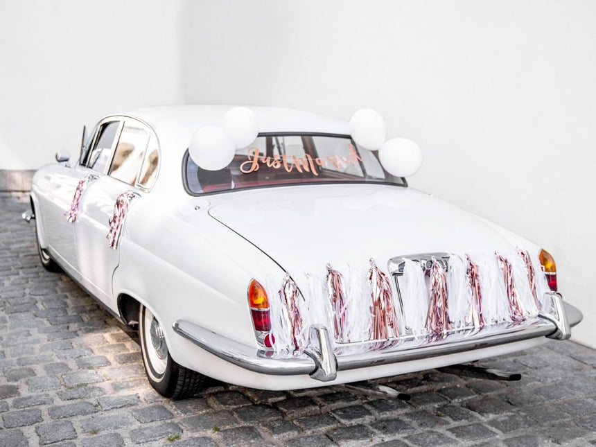Auto Decoratie Set Bruiloft Just Married van Partydeco koop je bij Partywinkel