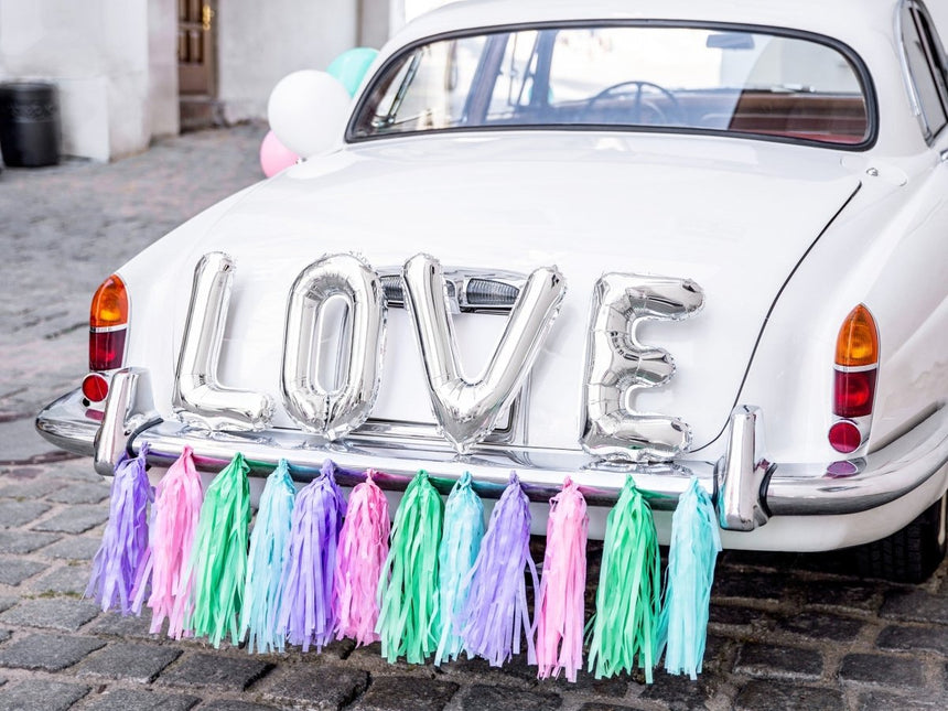 Auto Decoratie Set Bruiloft Love van Partydeco koop je bij Partywinkel