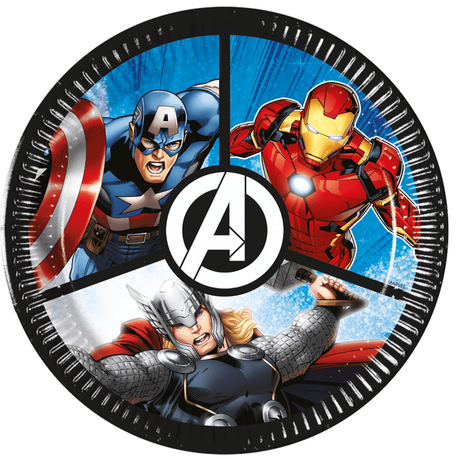 Avengers Borden 20cm 8st van Procos koop je bij Partywinkel
