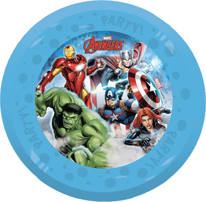 Avengers Borden Herbruikbaar 21cm 4st - Partywinkel - 5201184962732