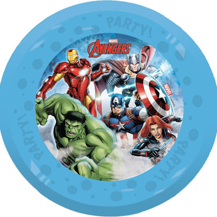 Avengers Borden Herbruikbaar 21cm 4st - Partywinkel - 5201184962732