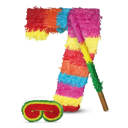 Kit piñata « Chiffre 7 », 3 pièces, 45 cm