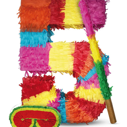 Kit piñata « Chiffre 5 », 3 pièces, 45 cm