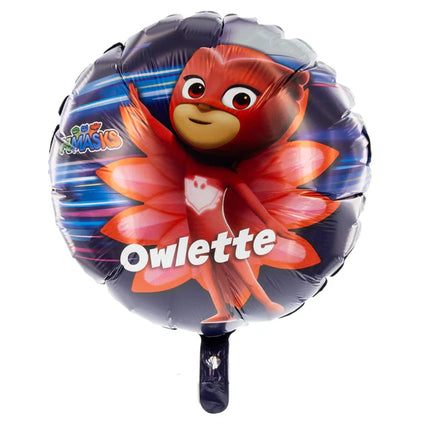 Ballon à l'hélium Pj Masks Owlette (vide) 45 cm