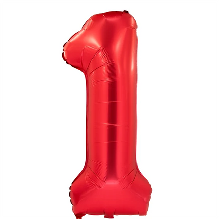 Ballon « 1 an » rouge, 1 m