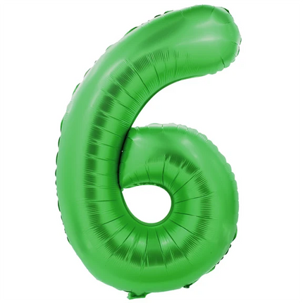 Ballon « 6 ans » vert, 1 m