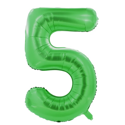 Ballon « 5 ans » vert, 1 m