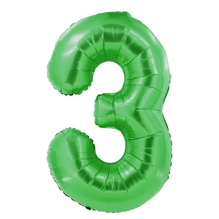 Ballon « 3 ans » vert, 1 m