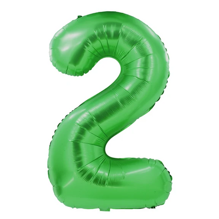 Ballon « 2 ans » vert, 1 m