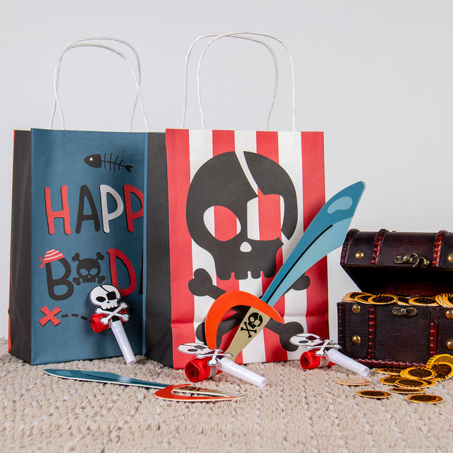 Sacs de fête Pirate 27cm 6pcs