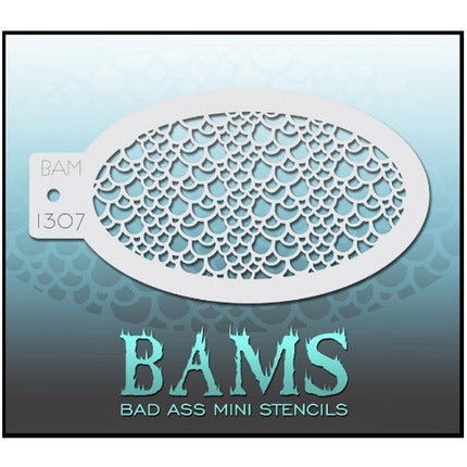 Bad Ass Schmink Sjabloon 1307 van Bad Ass Stencils koop je bij Partywinkel