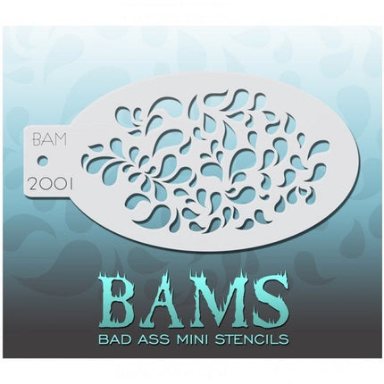 Bad Ass Schmink Sjabloon 2001 van Bad Ass Stencils koop je bij Partywinkel