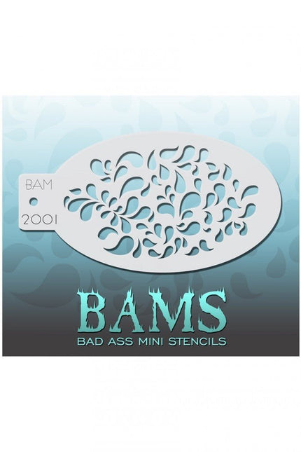 Bad Ass Schmink Sjabloon 2001 van Bad Ass Stencils koop je bij Partywinkel