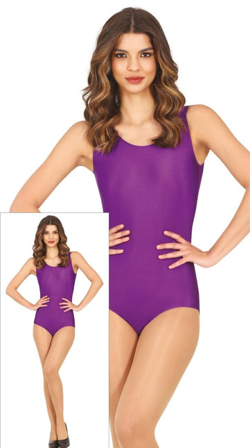 Balletpakje Paars Dames Mouwloos van Fiestas Guirca koop je bij Partywinkel