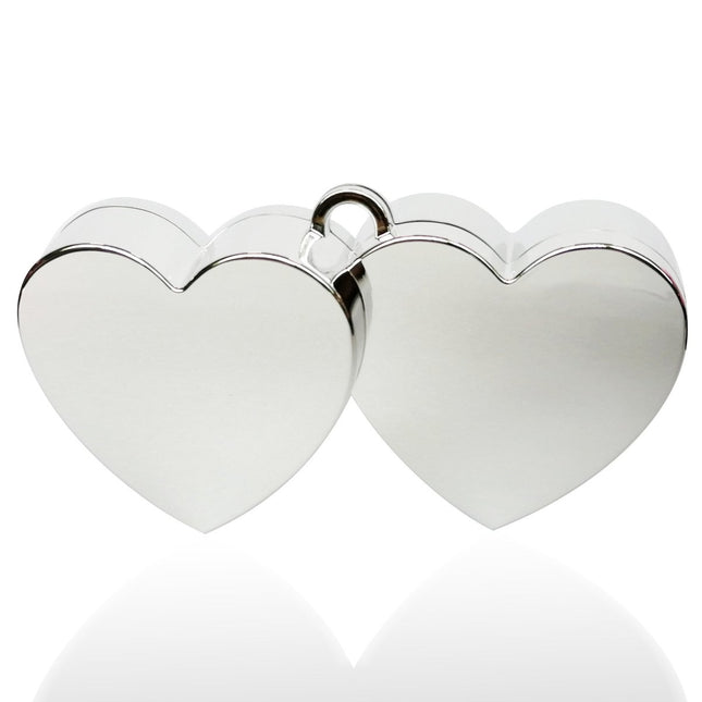 Ballon Gewicht Hartjes Zilver 140gr van WeFiesta koop je bij Partywinkel