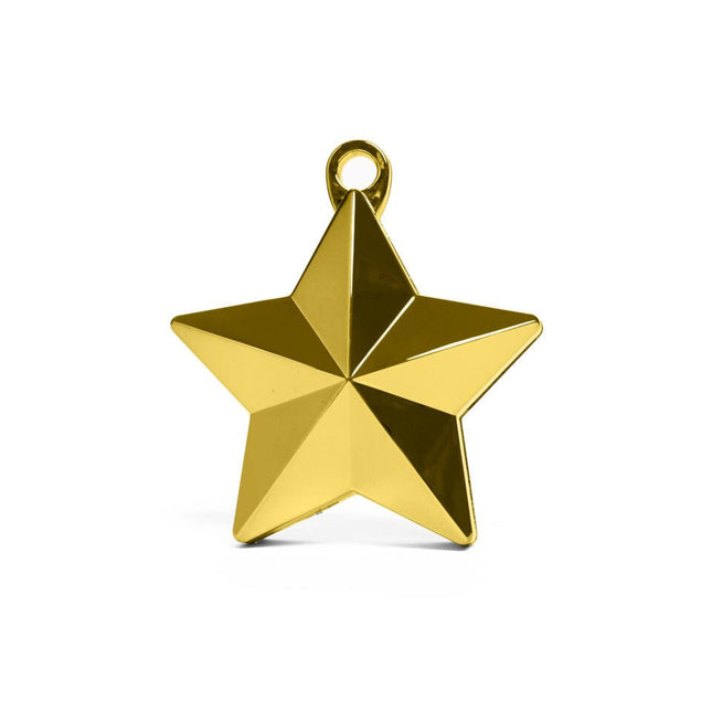 Ballon Gewicht Ster Goud 150gr van WeFiesta koop je bij Partywinkel