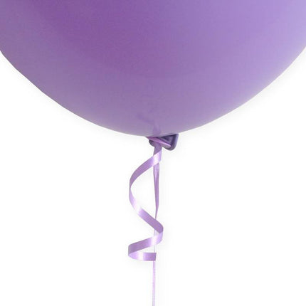 Ballon Snelsluiters Paars met Lint 100st van WeFiesta koop je bij Partywinkel