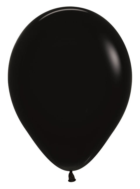 Ballonnen Black 30cm 12st van Sempertex koop je bij Partywinkel