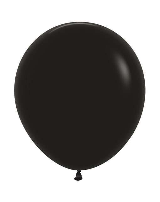 Ballonnen Black 45cm 25st van Sempertex koop je bij Partywinkel