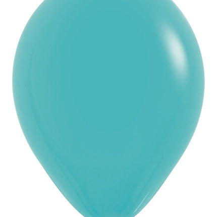 Ballonnen Caribbean Blue 30cm 50st van Sempertex koop je bij Partywinkel