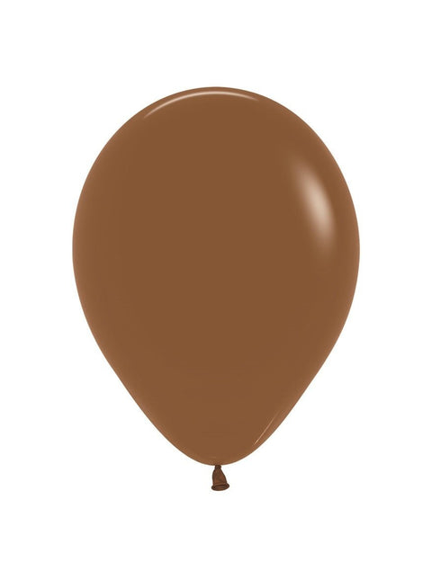 Ballonnen Coffee 23cm 50st van Sempertex koop je bij Partywinkel