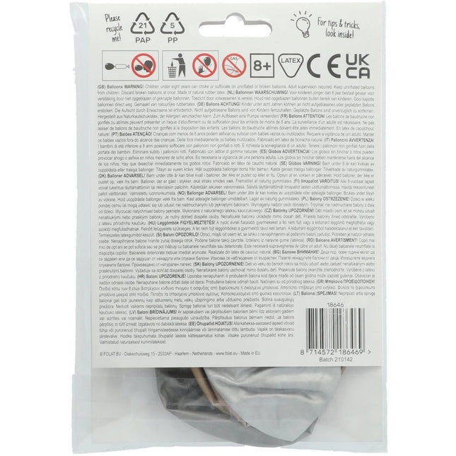 Ballonnen Congrats 33cm 4st van Folat koop je bij Partywinkel