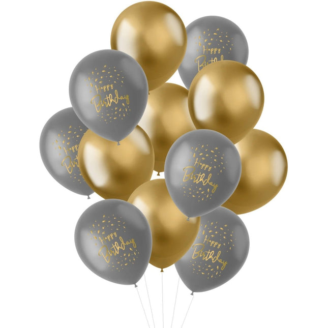 Ballonnen Golden Dawn 30cm - 12 stuks van Folat koop je bij Partywinkel