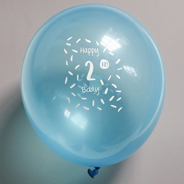 Ballonnen Happy 2Th Bday 33cm 6st van Folat koop je bij Partywinkel