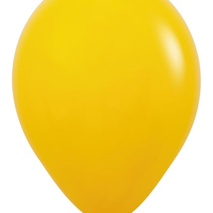 Ballonnen Honey Yellow 30cm 12st van Sempertex koop je bij Partywinkel