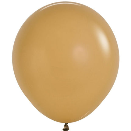 Ballonnen Latte 45cm 25st van Sempertex koop je bij Partywinkel