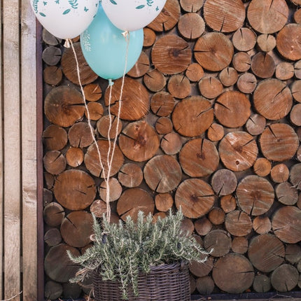 Ballonnen Natuur Groen 33cm 6st van Folat koop je bij Partywinkel