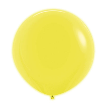 Ballonnen Neon Yellow 61cm 10st van Sempertex koop je bij Partywinkel