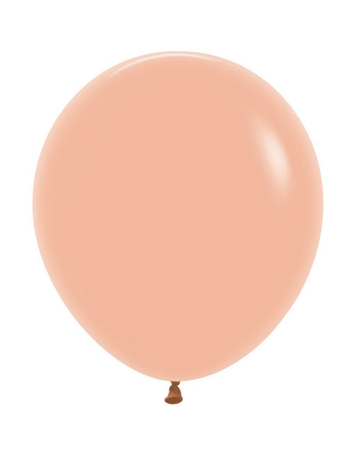 Ballonnen Peach Blush 45cm 25st van Sempertex koop je bij Partywinkel