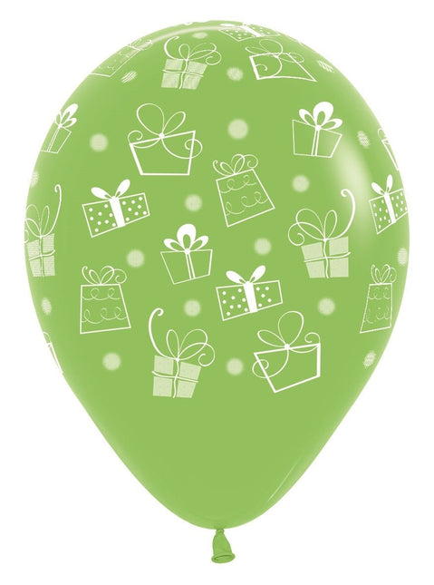 Ballonnen Presents Mix 30cm 12st van Sempertex koop je bij Partywinkel