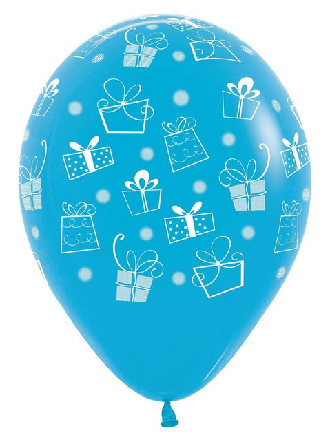 Ballonnen Presents Mix 30cm 12st van Sempertex koop je bij Partywinkel