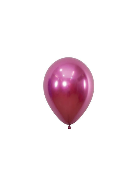 Ballonnen Reflex Fuchsia 12cm 50st van Sempertex koop je bij Partywinkel
