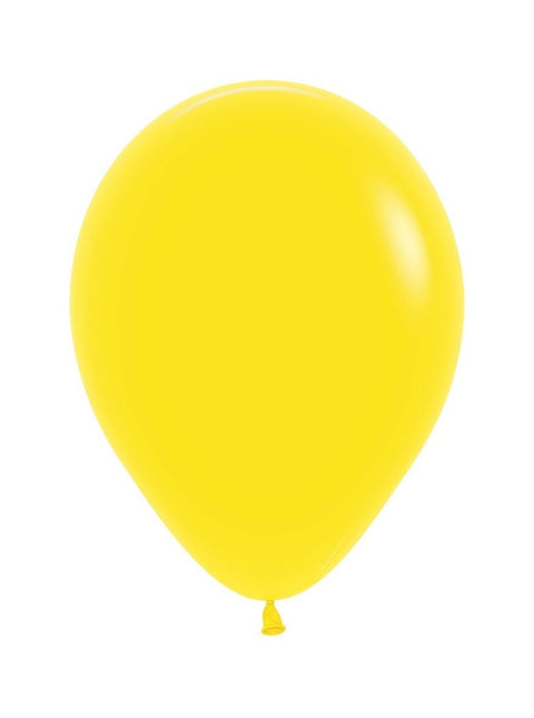 Ballonnen Yellow 25cm 100st van Sempertex koop je bij Partywinkel