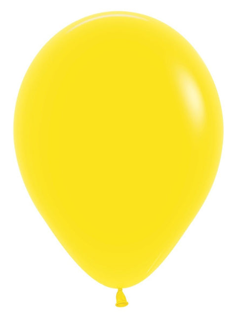 Ballonnen Yellow 30cm 50st van Sempertex koop je bij Partywinkel