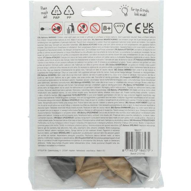 Ballonnen You Did It 33cm 4st van Folat koop je bij Partywinkel