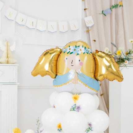 Ballonnenpilaar Engel 1,4m van Partydeco koop je bij Partywinkel