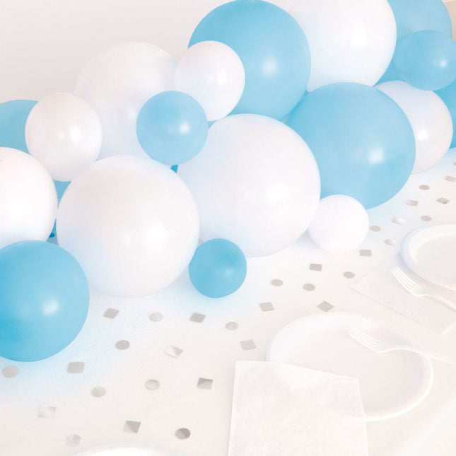 Ballonnenslinger Decoratieset Blauw van Unique koop je bij Partywinkel