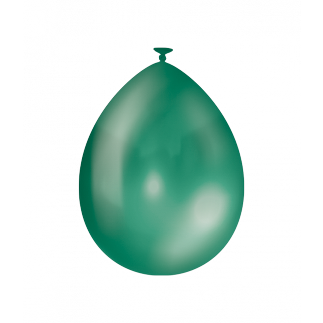 Ballons verts métalliques 30cm 50pcs
