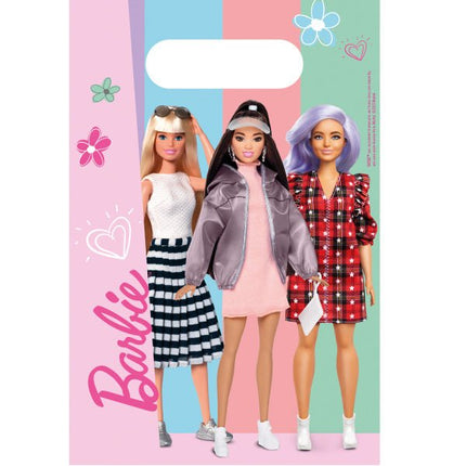 Barbie Uitdeelzakjes 23,6cm 8st van Riethmueller koop je bij Partywinkel