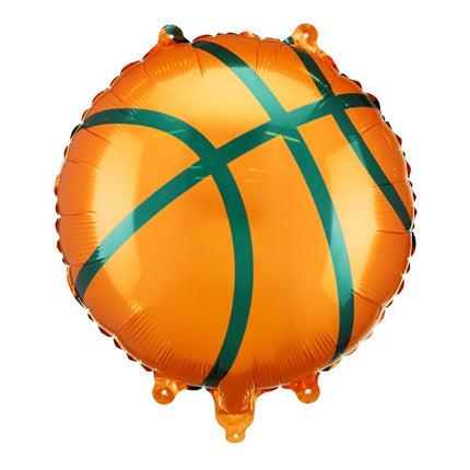 Basketbal Helium Ballon Leeg 35cm van Partydeco koop je bij Partywinkel