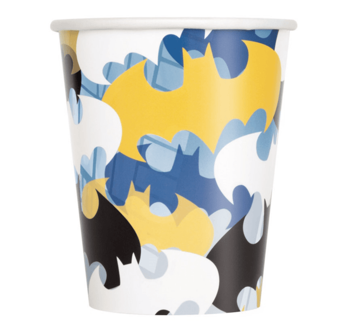 Batman Beker 266ml 8st van Unique koop je bij Partywinkel