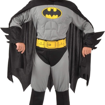 Batman Costume Reversible Grigio/Nero C/Muscoli Kind van Ciao International koop je bij Partywinkel