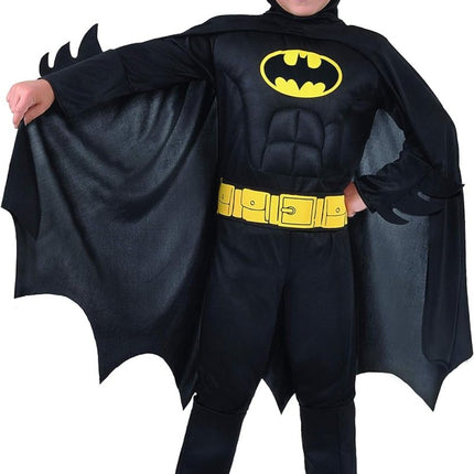 Batman Costume Reversible Grigio/Nero C/Muscoli Kind van Ciao International koop je bij Partywinkel