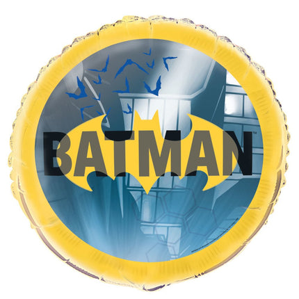 Batman Helium Ballon Rond 45cm leeg van Unique koop je bij Partywinkel
