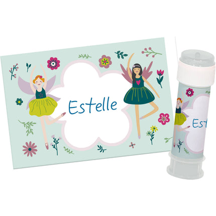 Ballerina Stickers Bubble Blower 6pcs
